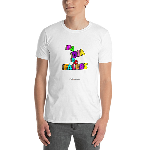Camiseta Fa dia de falles home - Camisetes en valencià - Productes en valencià - Tot en valencià