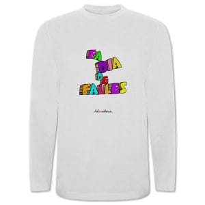 Camiseta mànega llarga blanca Fa dia de falles - Camisetes en valencià - Productes en valencià - Tot en valencià