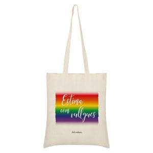 Bossa tela Estima com vullgues - Bosses en valencià - Productes en valencià - Tot en valencià